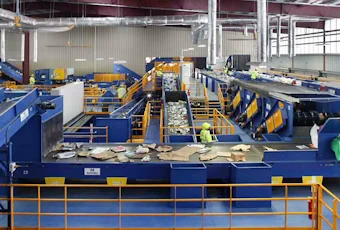 Линия сортировки отходов